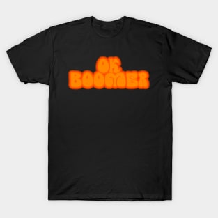 Ok Boomer Retro 1970s Funky Type T-Shirt